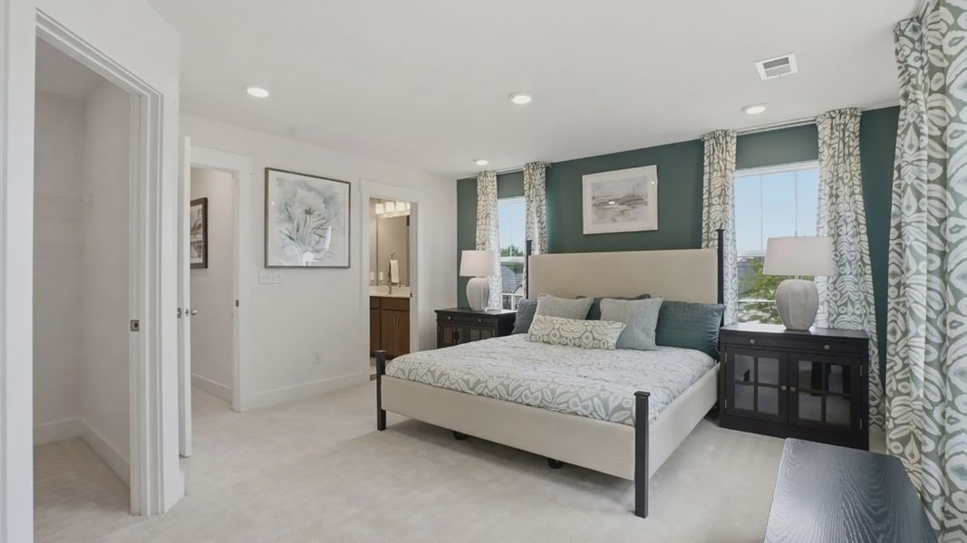 Furnished interior view inside a new home in Anna's Pointe, Simpsonville (Image 19).