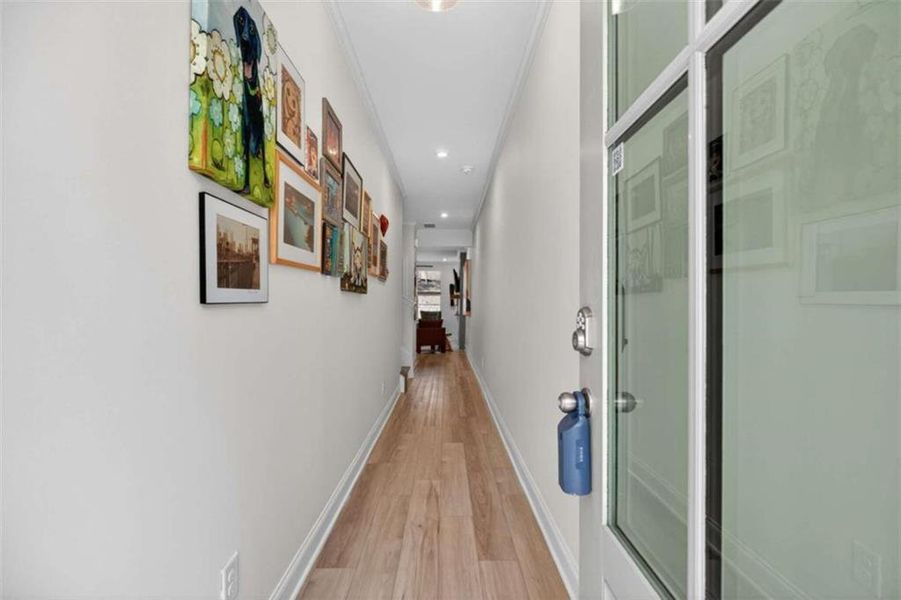 Furnished interior view inside a new home in The Village at Towne Lake, Woodstock (Image 11).