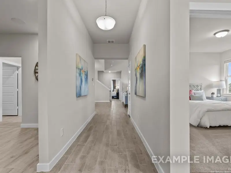 Furnished interior view inside a new home in Hannah Heights, Seguin (Image 3).