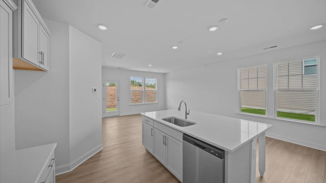 Furnished interior view inside a new home in Essex Village, Franklinton (Image 8).