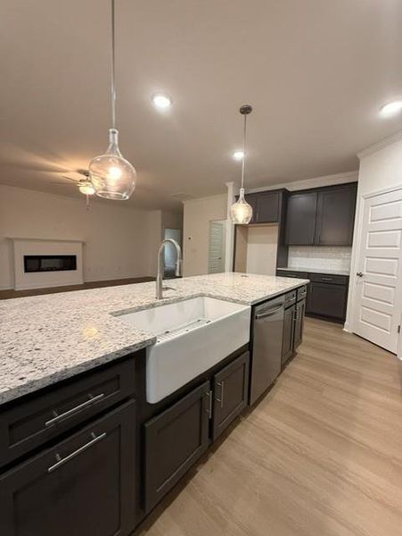 Furnished interior view inside a new home in Cooper's Walk, Loganville (Image 7).