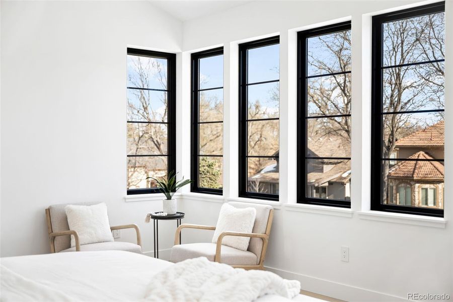 Furnished interior view inside a new home in , Denver (Image 37).