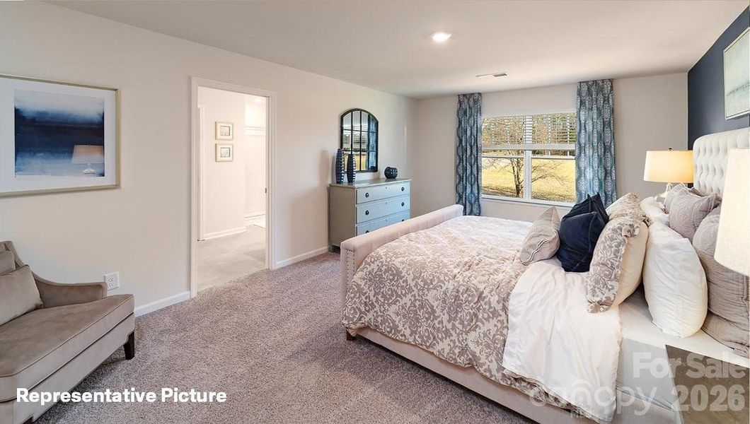 Furnished interior view inside a new home in Villages of Maiden, Maiden (Image 11).