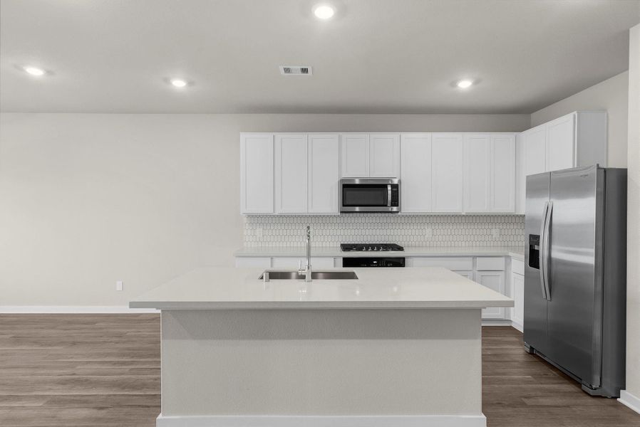 Furnished interior view inside a new home in Windrose Green, Angleton (Image 7).