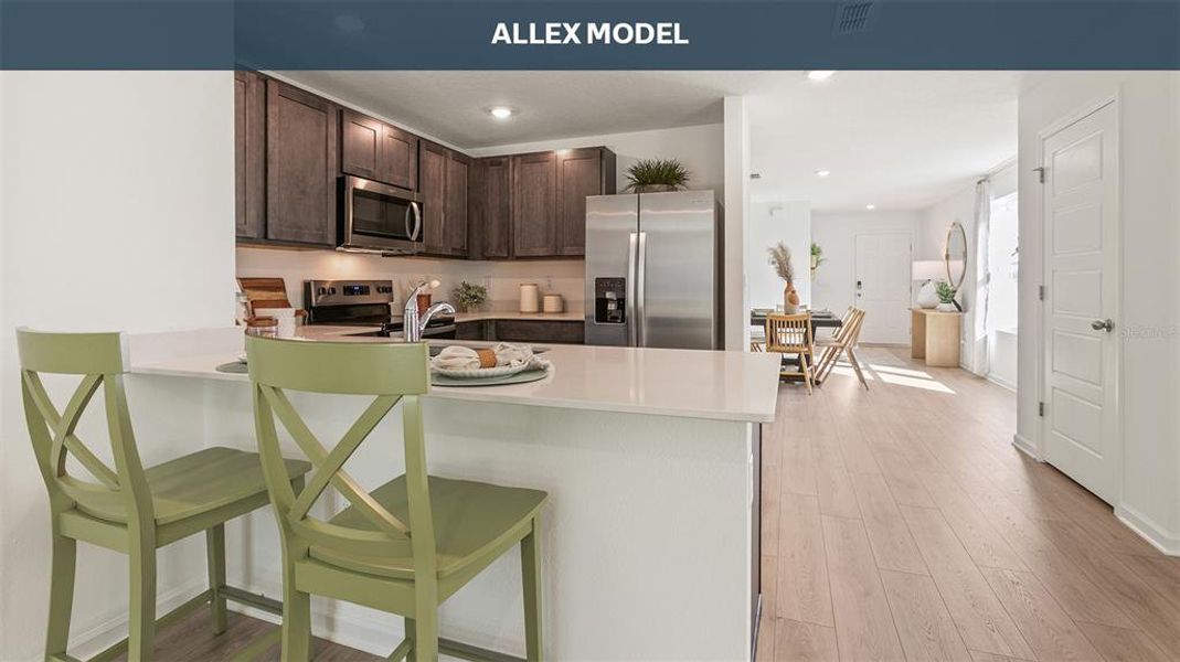 Furnished interior view inside a new home in Grand Reserve, Bunnell (Image 14). Furnished interior view inside a new home in Grand Reserve, Bunnell (Image 14).