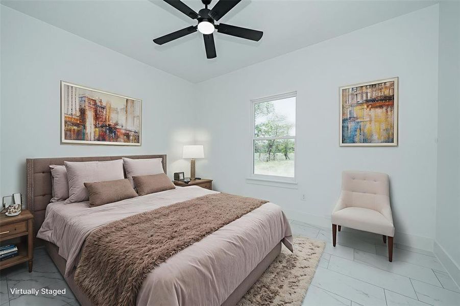 Furnished interior view inside a new home in , Malakoff (Image 7).