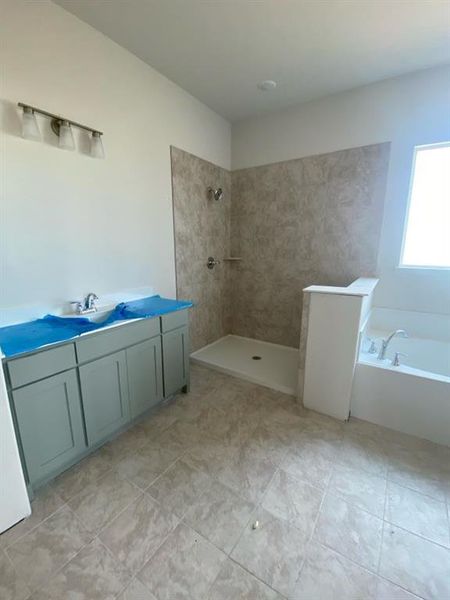 In-progress construction of a new home in Clear Sky Addition, Valley View, TX (Image 12).