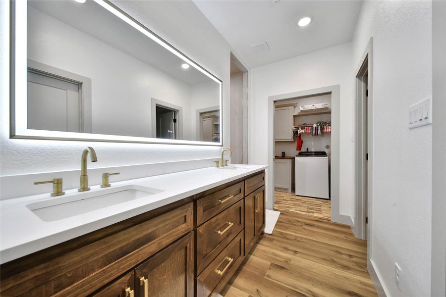 Furnished interior view inside a new home in , Splendora (Image 12).
