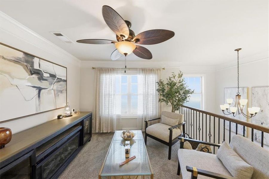 Furnished interior view inside a new home in Nine Oaks, Locust Grove (Image 19).
