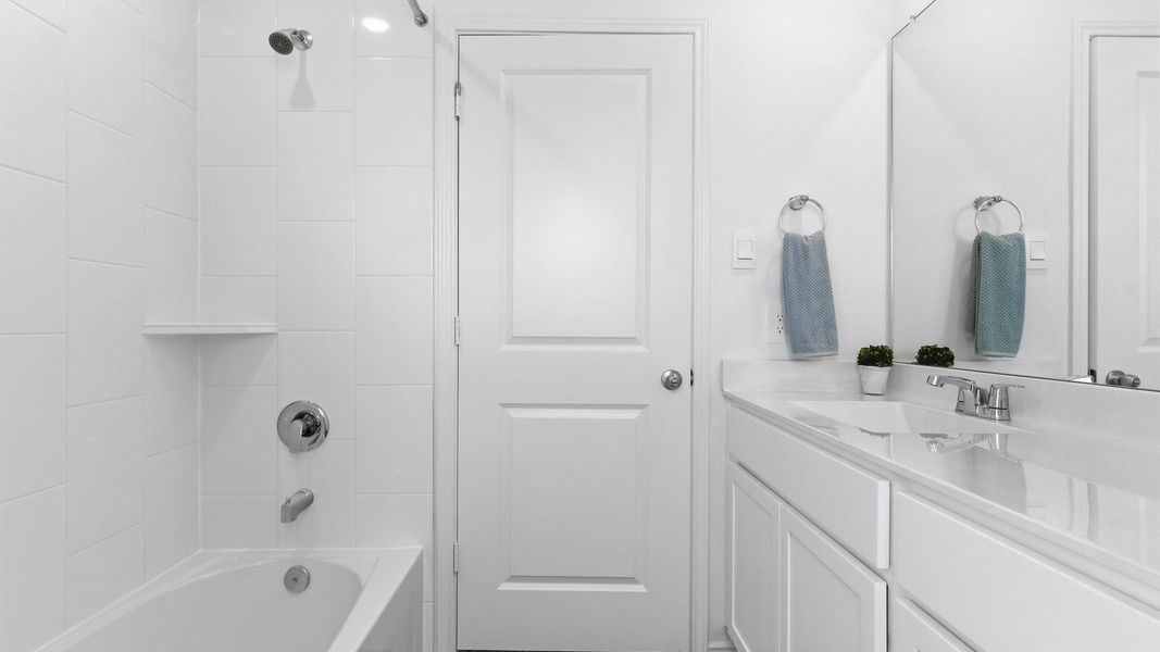 Furnished interior view inside a new home in Sorrento, Richmond (Image 17). Furnished interior view inside a new home in Sorrento, Richmond (Image 17).