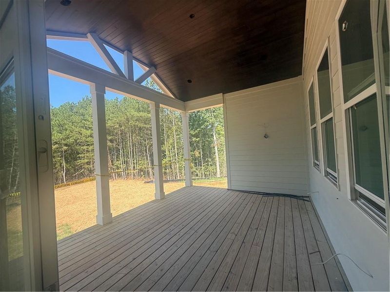 Exterior details and patio area of a home in , Waleska (Image 7).