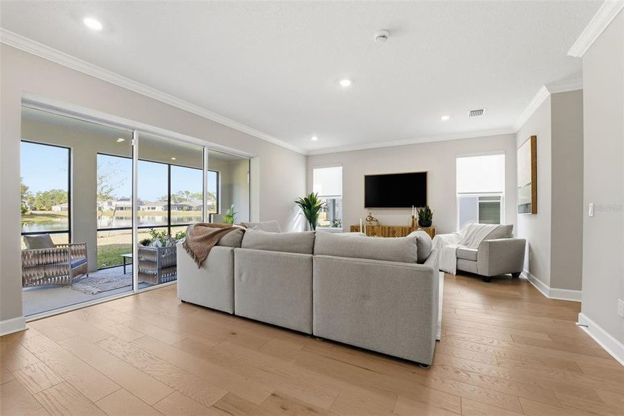 Furnished interior view inside a new home in , Wesley Chapel (Image 4). Furnished interior view inside a new home in , Wesley Chapel (Image 4).