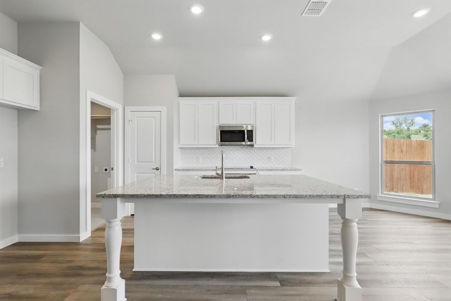 Representative furnished interior of a home built from the McKinley I by Cheldan Homes in Horizons at Bankston Estates, Venus (Image 12).