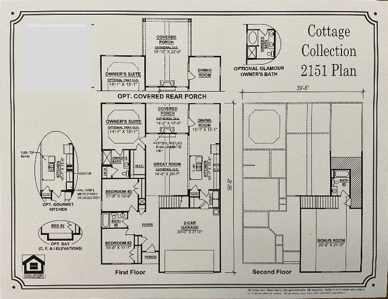 Floor plan of house.