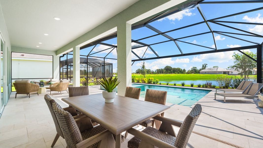 Exterior details and patio area of a home in Coasterra Community Group Page, Palmetto (Image 23).