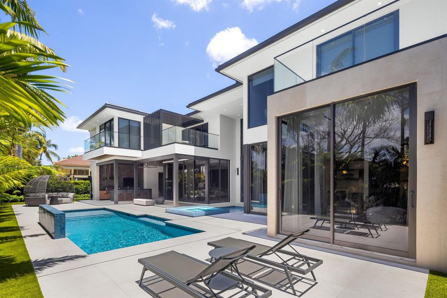 Front exterior of a new home in , Boca Raton, FL, highlighting curb appeal (Image 18).