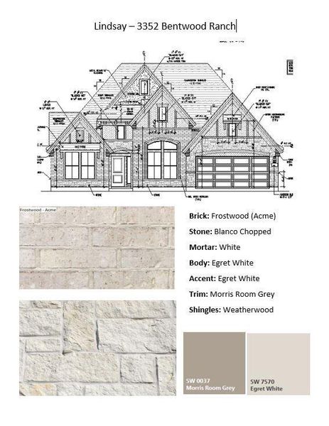 Sample of building materials used in homes in , Conroe (Image 4).