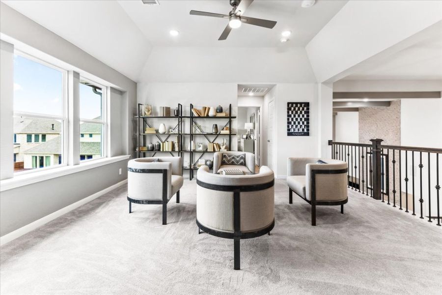 Furnished interior view inside a new home in Nelson Lake, Rockwall (Image 14).