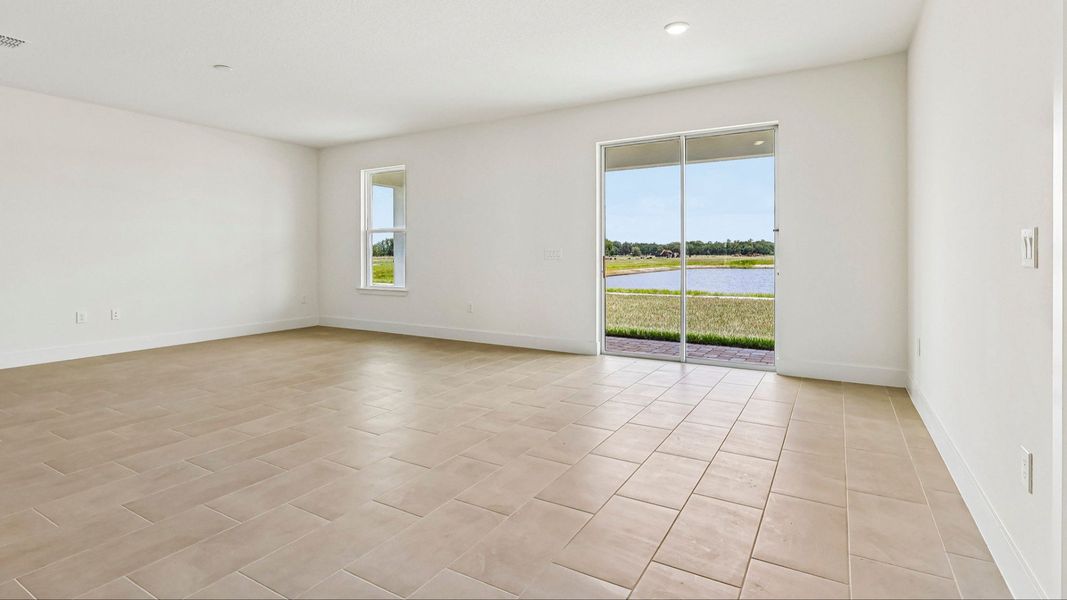 Longleaf Floor Plan Open Concept Living, Living Area and Dining Area by DRB Homes in Trailside New Homes in Mount Dora Fl Longleaf Floor Plan Open Concept Living, Living Area and Dining Area by DRB Homes in Trailside New Homes in Mount Dora Fl