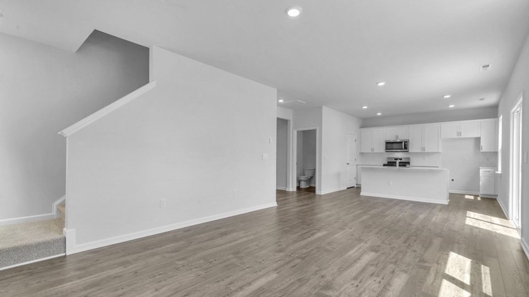 Spacious, unfurnished interior of a new home in The Preserve at Kinsley, Jamestown (Image 26).