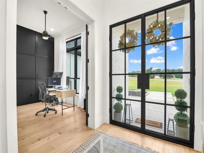 Furnished interior view inside a new home in , Aledo (Image 34).
