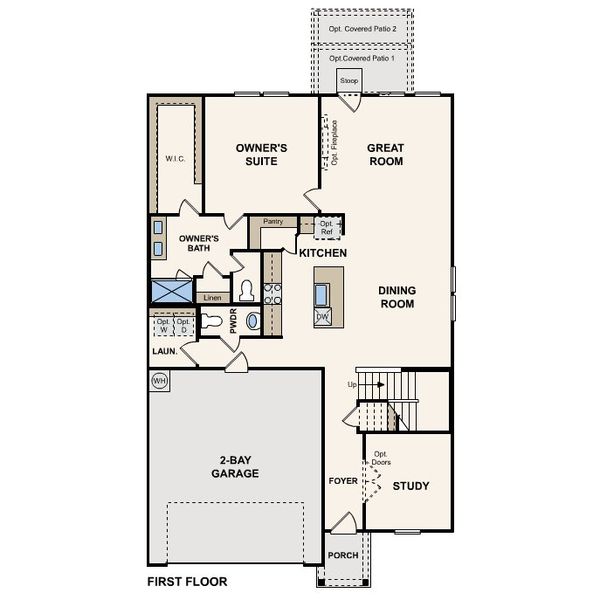 2D floor plan layout of this home in Cloverleaf, Austin, TX (Image 3). 2D floor plan layout of this home in Cloverleaf, Austin, TX (Image 3).