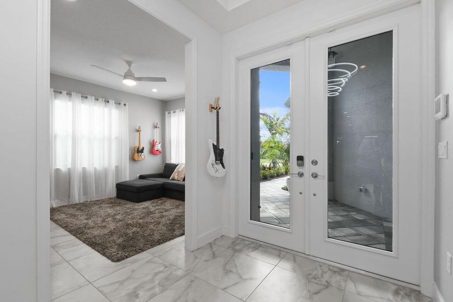 Impact glass front double doors Impact glass front double doors