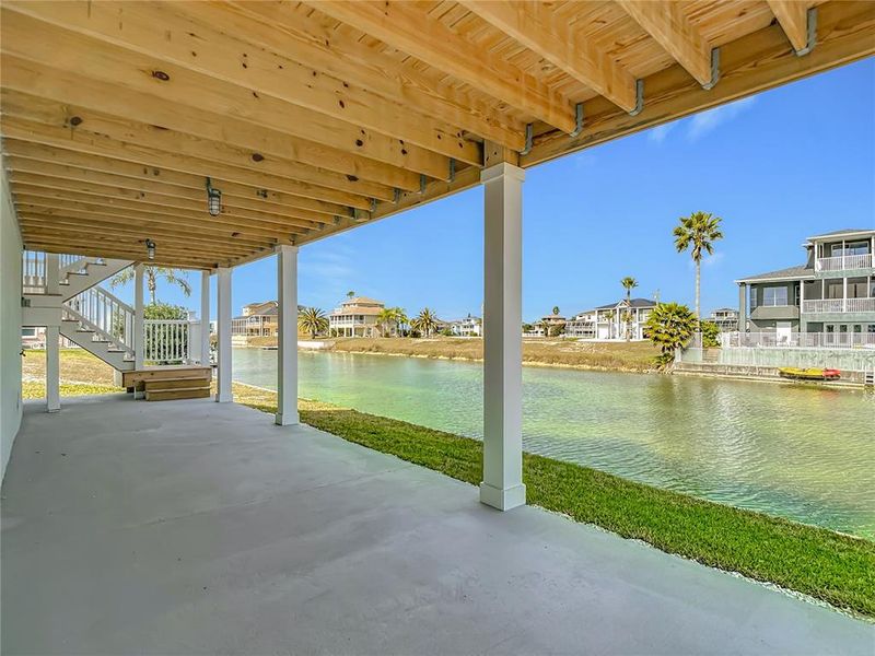 Exterior details and patio area of a home in , Hernando Beach (Image 34).