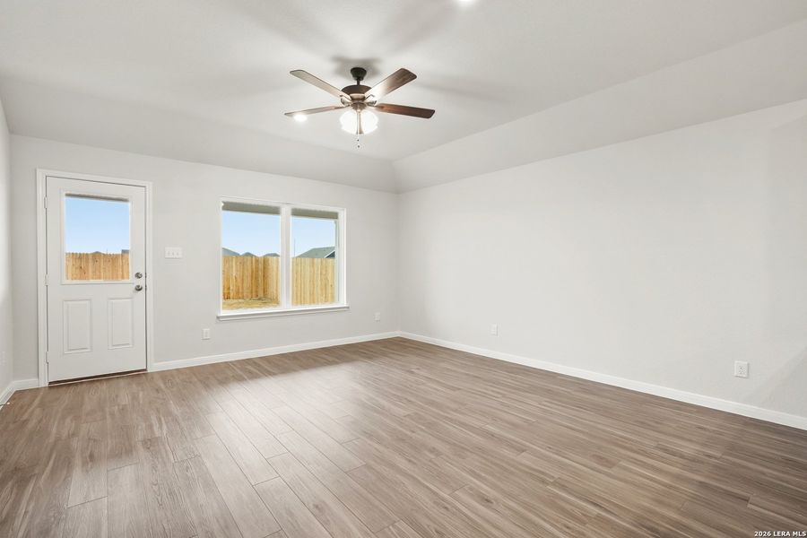 Spacious, unfurnished interior of a new home in Swenson Heights, Seguin (Image 27). Spacious, unfurnished interior of a new home in Swenson Heights, Seguin (Image 27).
