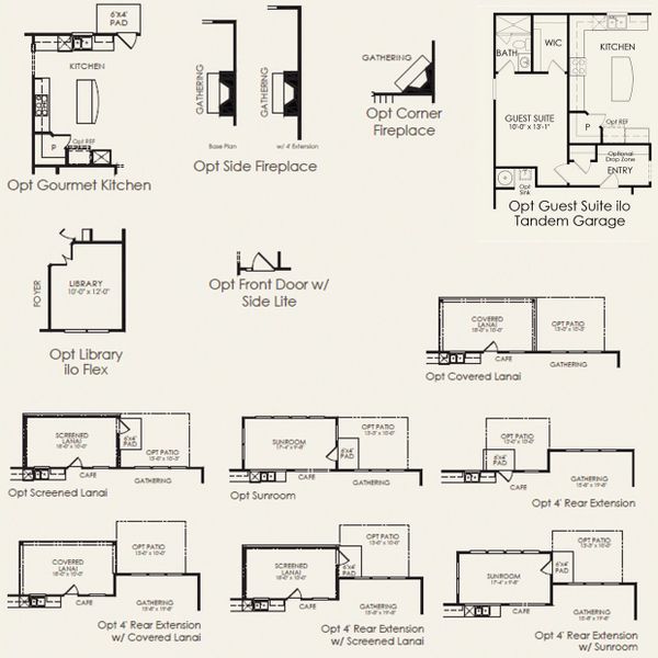 2D floor plan layout for the Riverton by Pulte Homes in Waterside at Pine Island, Columbia, SC (Image 5). 2D floor plan layout for the Riverton by Pulte Homes in Waterside at Pine Island, Columbia, SC (Image 5).