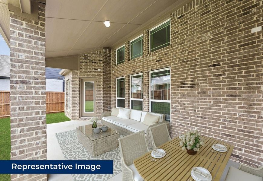 Representative furnished interior of a home built from the Stonehaven 45 2R-CW by First Texas Homes in Villages of Creekwood, Frisco (Image 6).