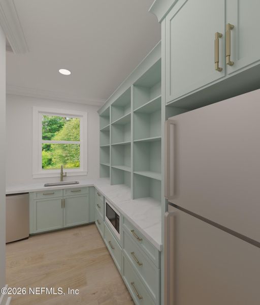 Furnished interior view inside a new home in , Atlantic Beach (Image 5).