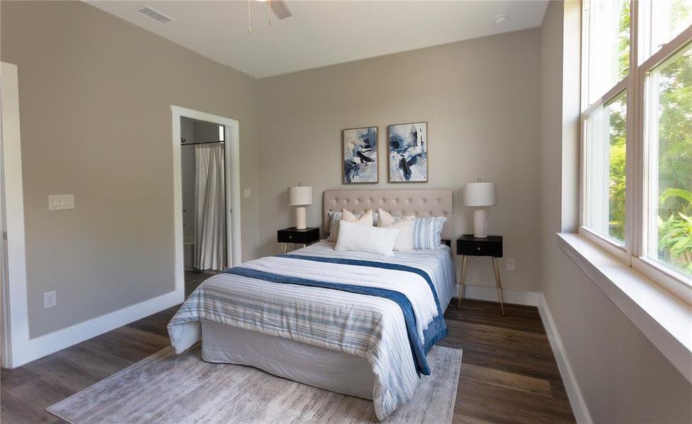 Furnished interior view inside a new home in , Tampa (Image 24). Furnished interior view inside a new home in , Tampa (Image 24).