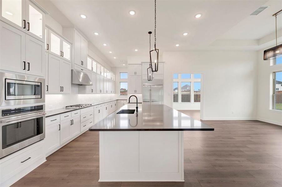 Furnished interior view inside a new home in Northshore at Lakewood Village - Estate Series, Lakewood Village (Image 7).