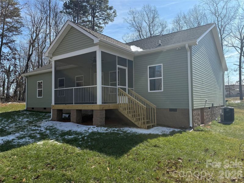 Exterior details and patio area of a home in , Statesville (Image 11).