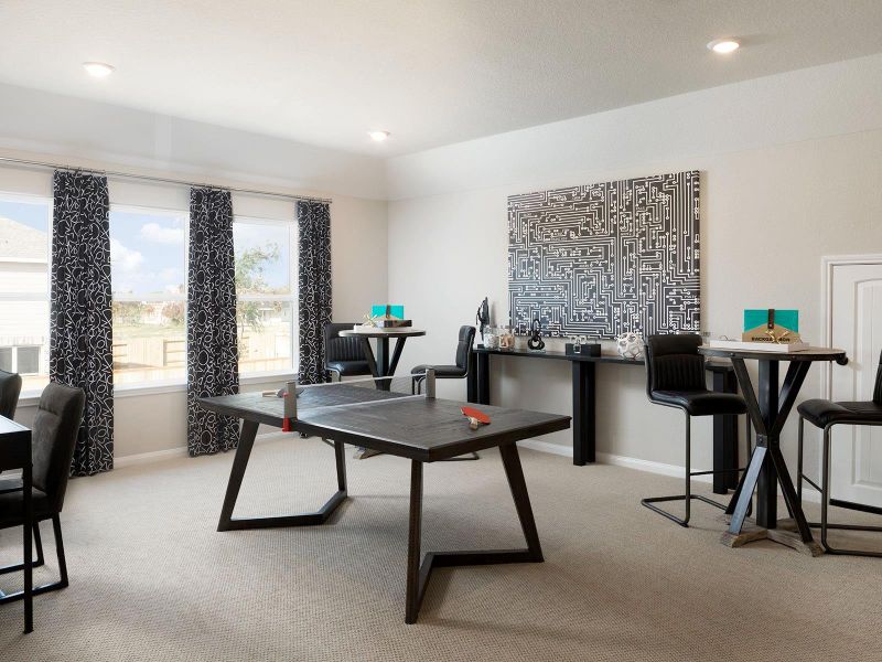 Photo is not of the actual home, but is an inspirational photo of builder’s model home and may depict options, furnishings, and/or decorator features that are not included