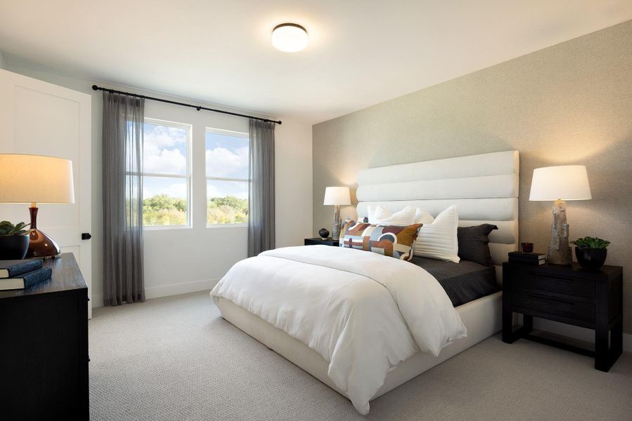 Furnished interior view inside a new home in Novel, Austin (Image 7).