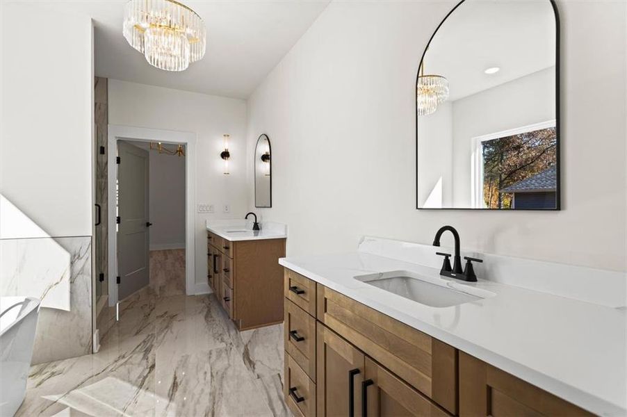 Furnished interior view inside a new home in , Gainesville (Image 14).