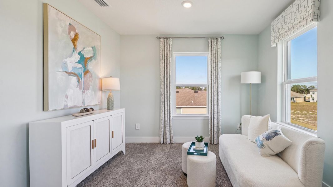 Representative furnished interior of a home built from the Holden by D.R. Horton in Tartan Farms at Winding Oaks, Ocala (Image 28).