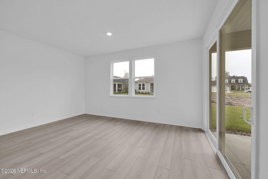 Spacious, unfurnished interior of a new home in Hyland Trail, Green Cove Springs (Image 17). Spacious, unfurnished interior of a new home in Hyland Trail, Green Cove Springs (Image 17).