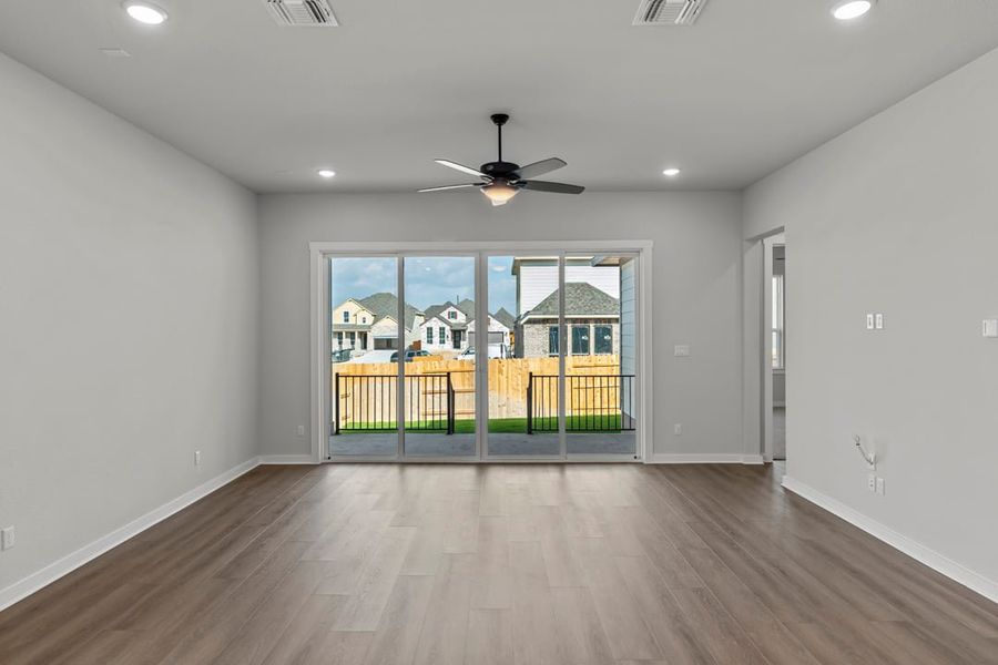 Spacious, unfurnished interior of a new home in Arbor Collection at Lariat, Liberty Hill (Image 34). Spacious, unfurnished interior of a new home in Arbor Collection at Lariat, Liberty Hill (Image 34).