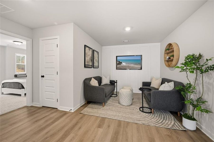 Furnished interior view inside a new home in Millstone at Mundy Mill, Gainesville (Image 16).