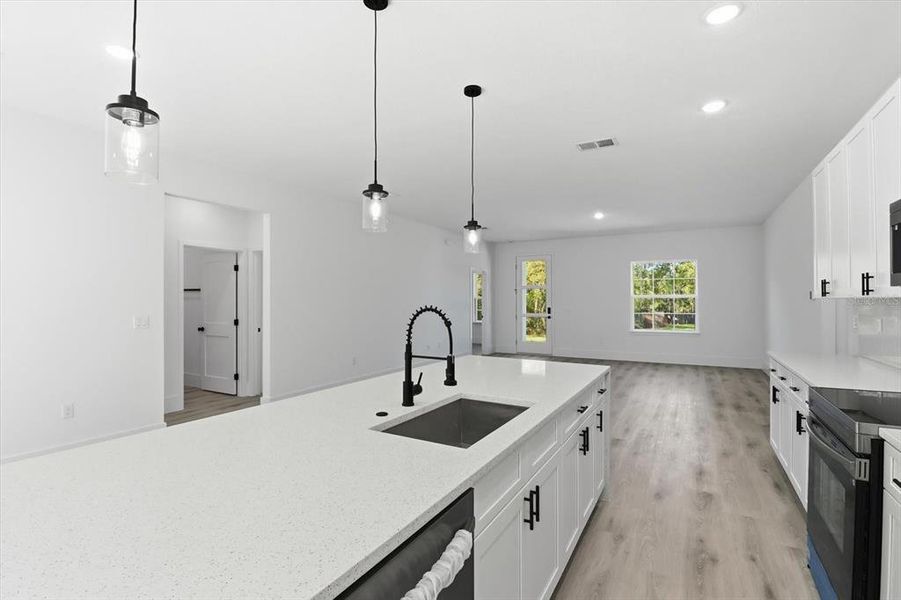 Furnished interior view inside a new home in , Citrus Springs (Image 7).