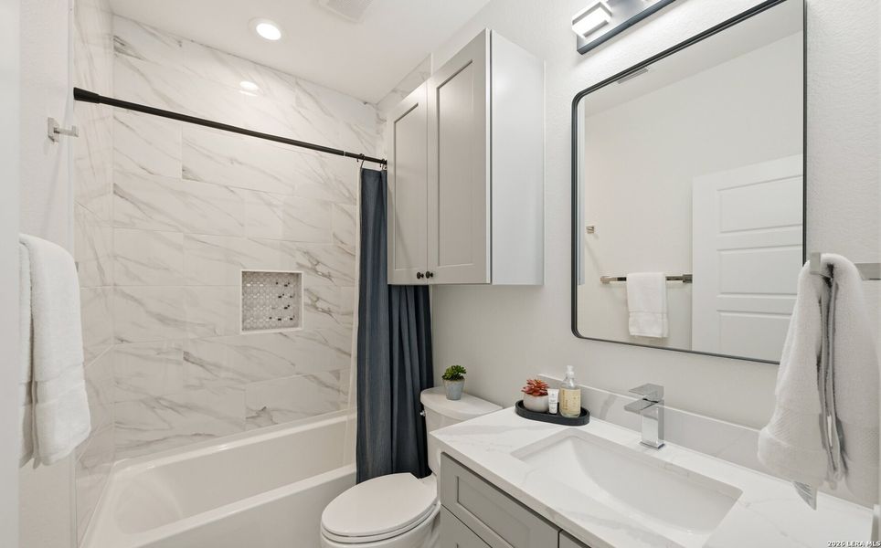 Furnished interior view inside a new home in , San Antonio (Image 30).