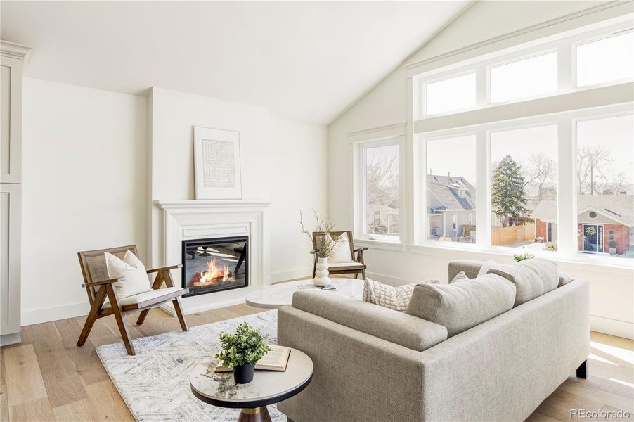 Furnished interior view inside a new home in , Englewood (Image 10).