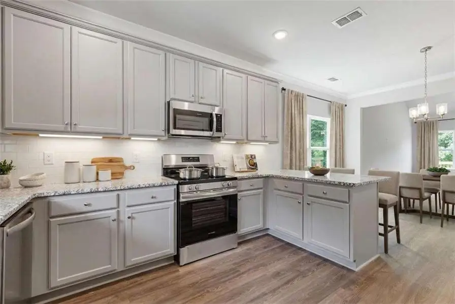 Furnished interior view inside a new home in High Shoals, Dallas (Image 4).