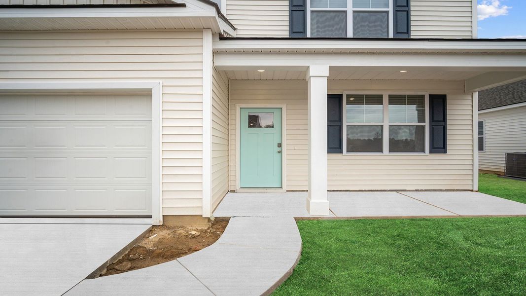 Exterior details and patio area of a home in The Retreat at East Argent, Ridgeland (Image 2).