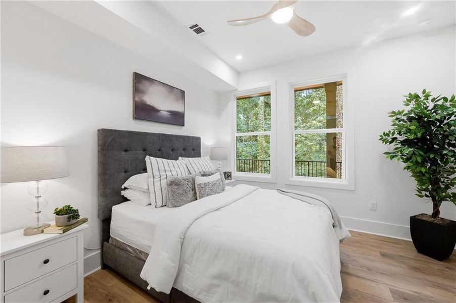 Furnished interior view inside a new home in , Marietta (Image 22).