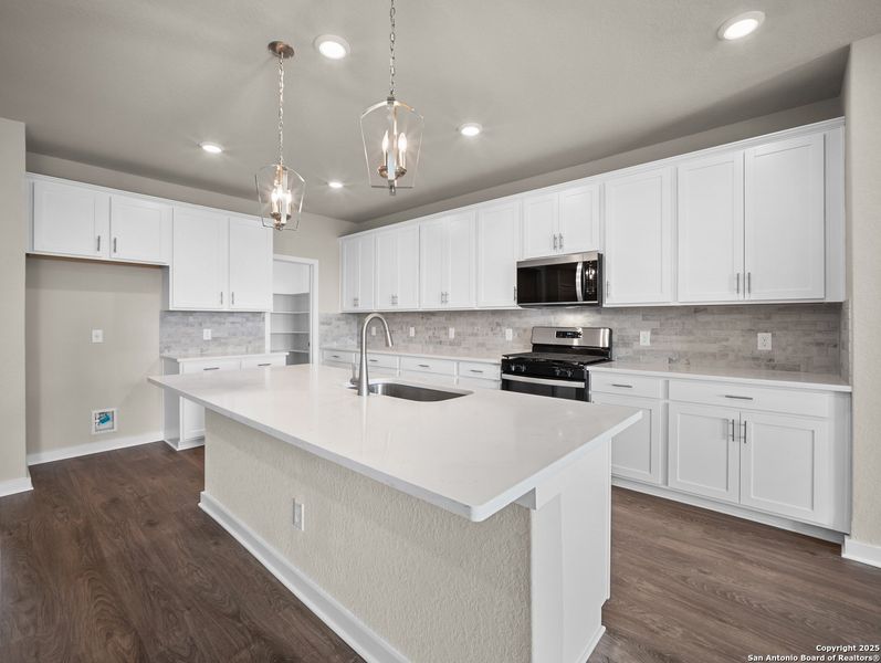 Furnished interior view inside a new home in Morgan Meadows, San Antonio (Image 5).