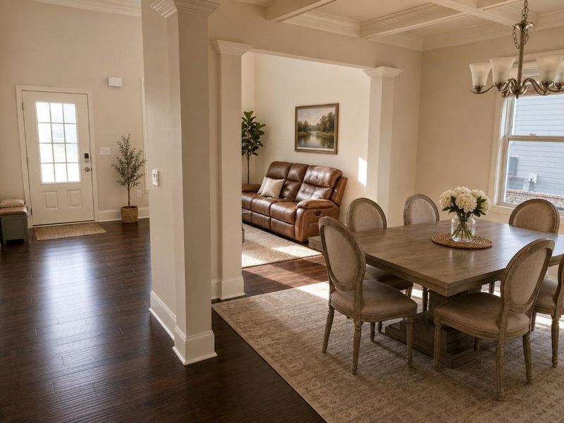 Furnished interior view inside a new home in , Cumming (Image 6).